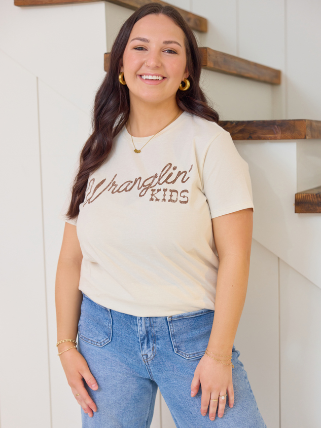 Wranglin Kids Mama Tee Shirt - ARULA