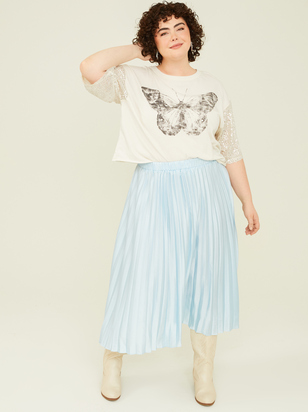 McKinley Pleated Maxi Skirt - ARULA