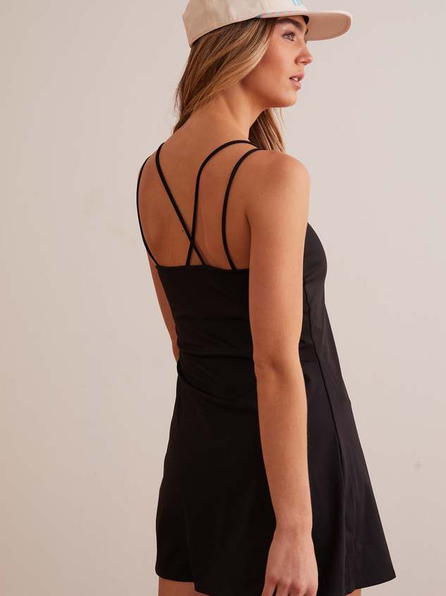 Allstar Bow Cross Back Dress Detail 5 - ARULA