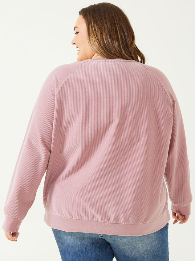 Rhode Ribbed Sweatshirt Detail 3 - ARULA