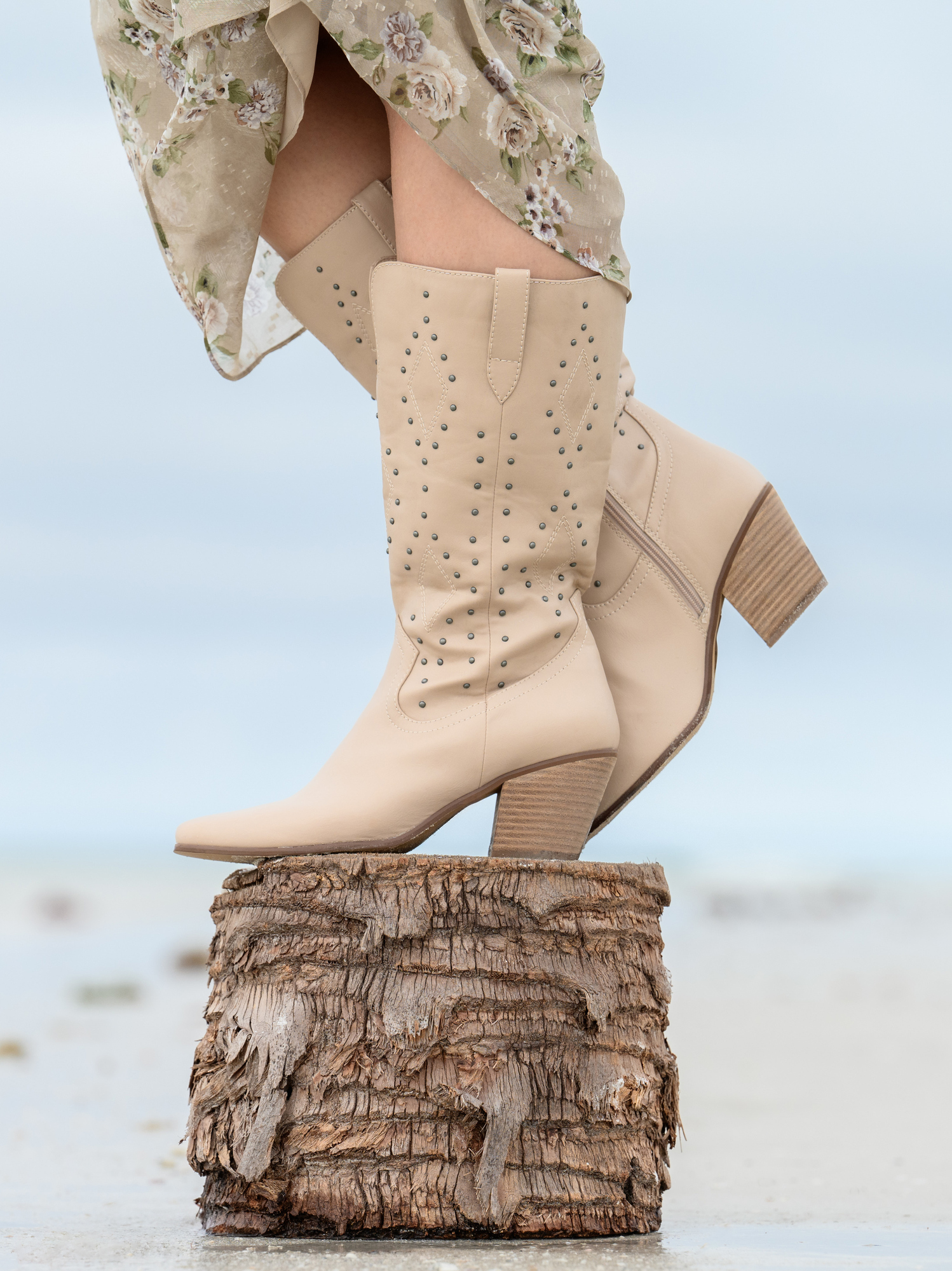 Taupe sale calf boots