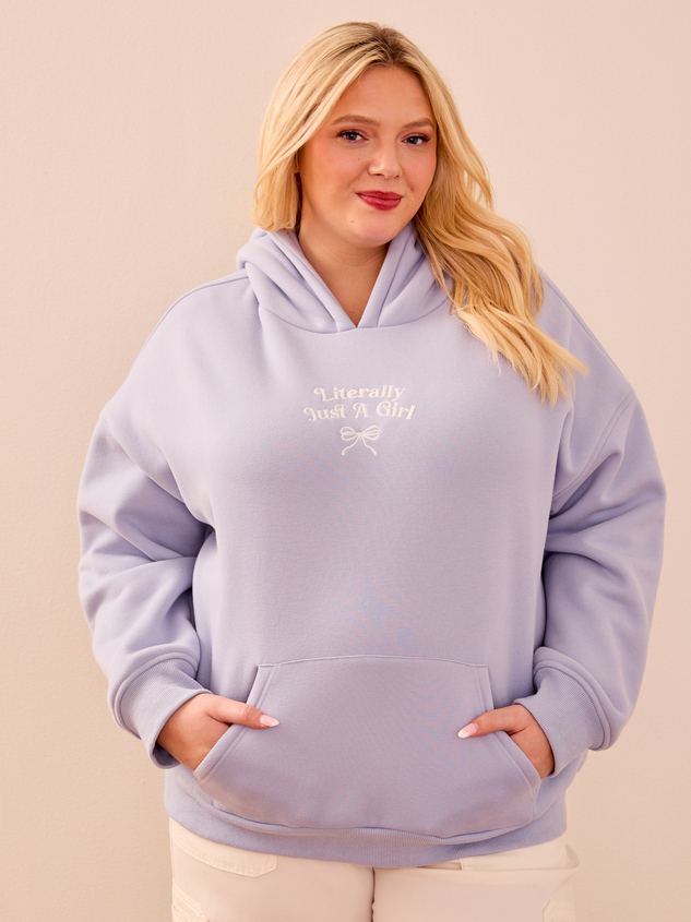 Literally Just A Girl Bow Hoodie - ARULA