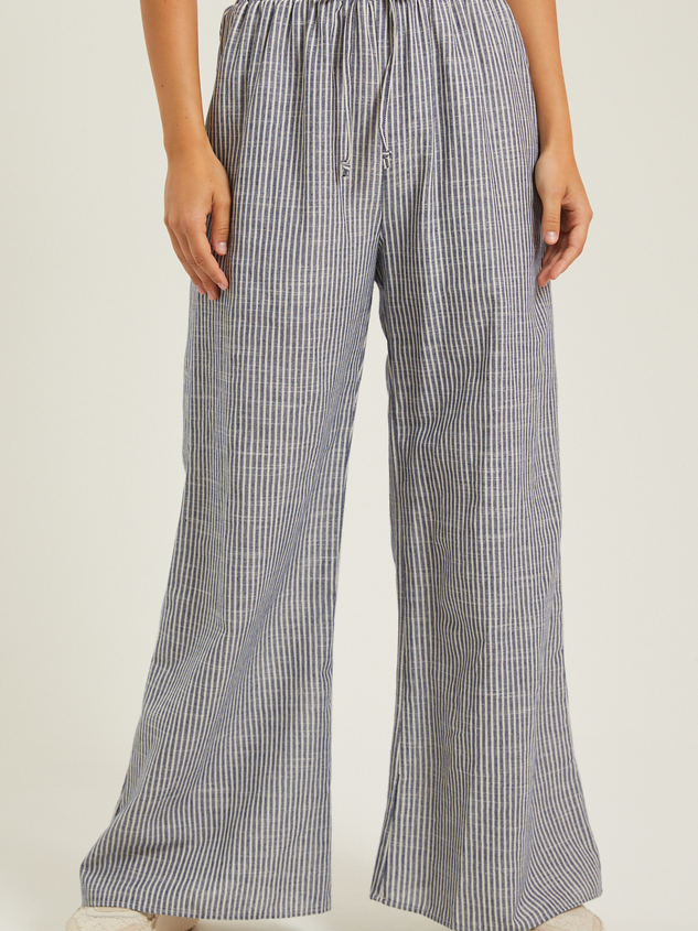 Margi Striped Pants Detail 2 - ARULA