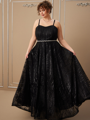 Maggie Sequin Maxi Dress - ARULA