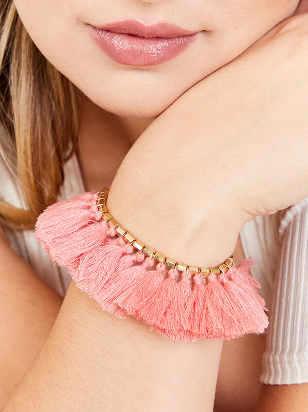 Chloe Fringe Bracelet Detail 2 - ARULA