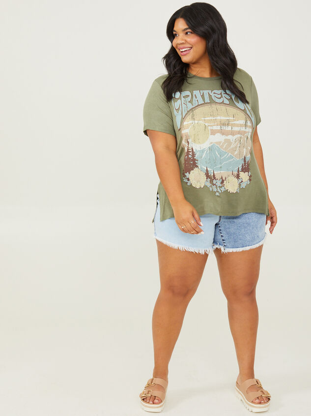 Grateful Mountains Tee Detail 1 - ARULA