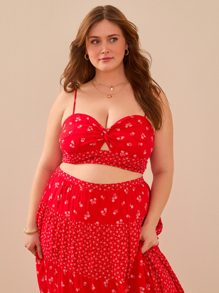 Fleur Twist Front Tank - ARULA