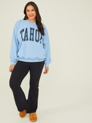Tahoe Oversized Fleece Sweatshirt - ARULA