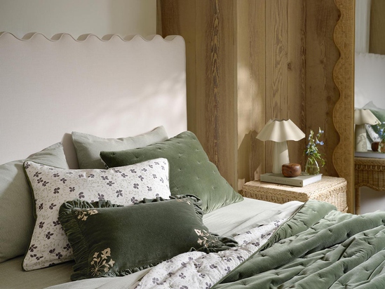 Lily Upholstered Bed - ARULA - 