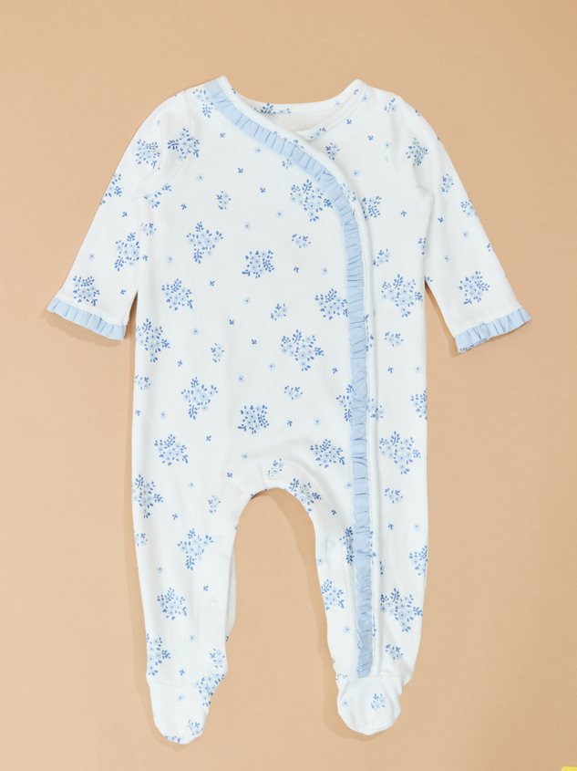 Skye Baby Ditsy Floral Sleeper Detail 2 - ARULA