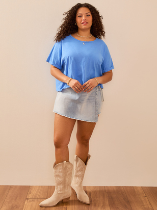 Michaela Boxy Tee - ARULA