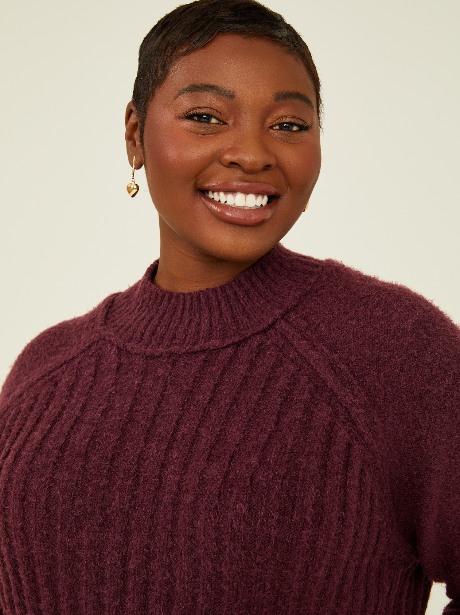 Maroon tunic sweater online
