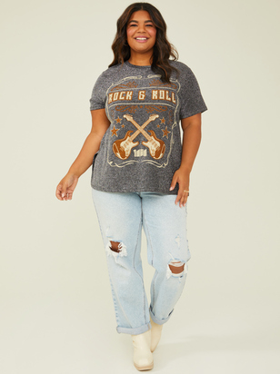 Rock & Roll Glitter Tee - ARULA