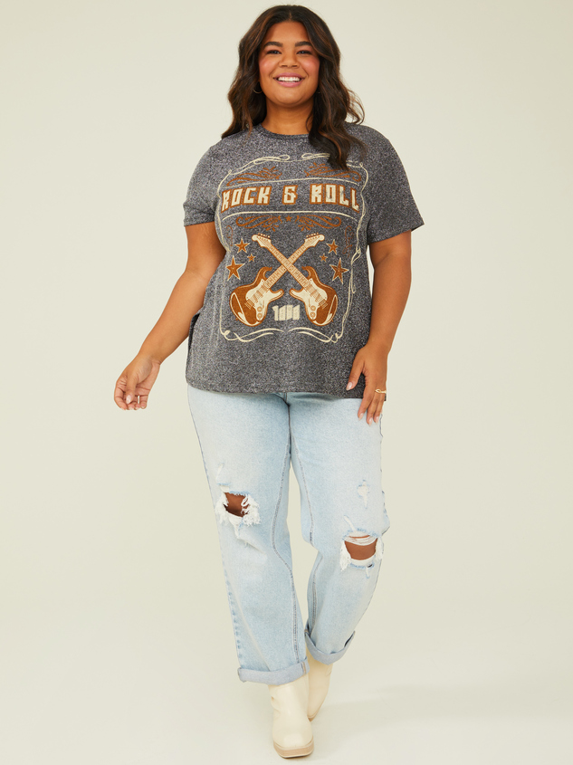 Rock & Roll Glitter Tee - ARULA