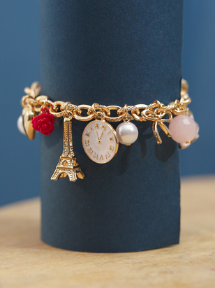 We Were in Paris Charm Bracelet - ARULA