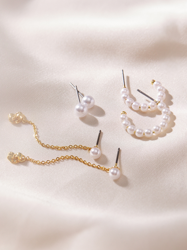 Pearl Essence Earring Set - ARULA