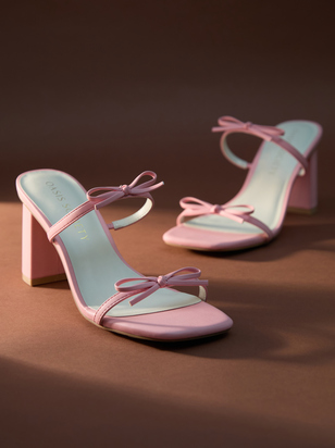 Wendy Double Bow Kitten Heels - ARULA - 
