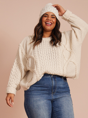 Sol Cable Knit Sweater - ARULA