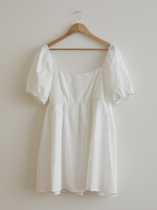Meara Eyelet Bow Dress - ARULA