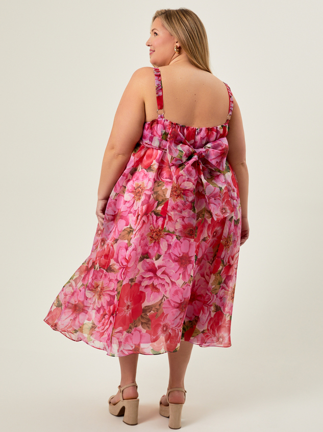 Adeline Floral Maxi Dress Detail 3 - ARULA
