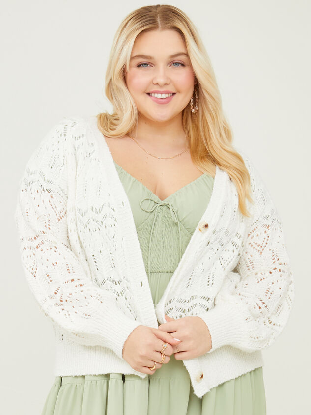 Emma Crochet Cardigan Detail 1 - ARULA