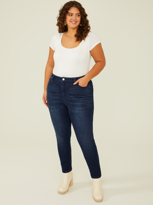 Alexa Studded Skinny Jeans - ARULA