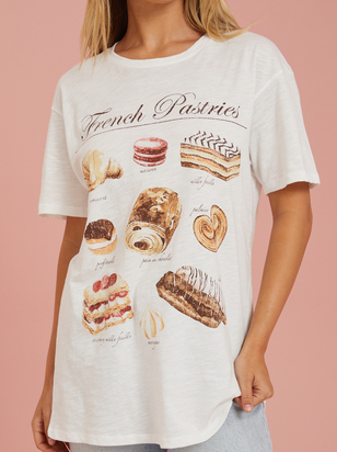 French Pastries Graphic Tee - ARULA