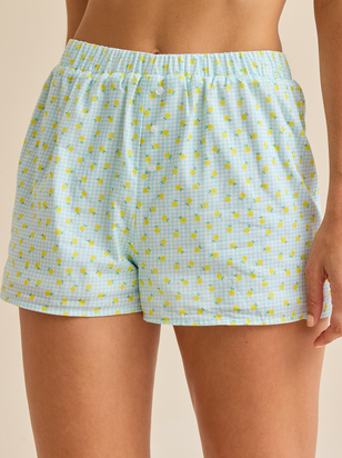 Laurel Lemon Boxer Shorts - ARULA