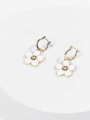 Smiley Daisy Earrings - ARULA
