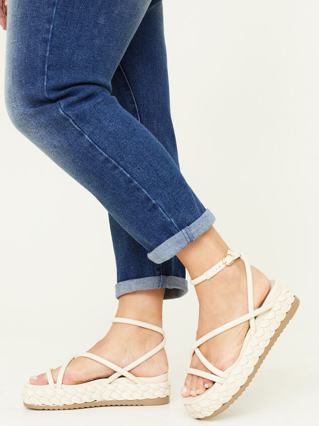 Lilith Braided Platform Sandals Detail 6 - ARULA