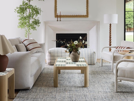 Audrey Wood Coffee Table Sage - ARULA - 