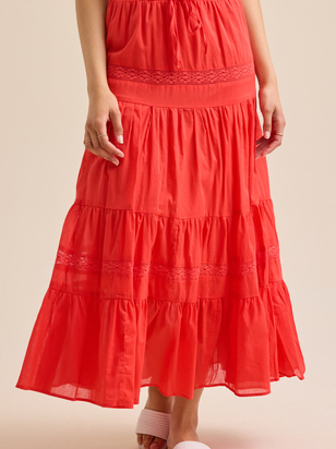Austin Lace Midi Skirt - ARULA
