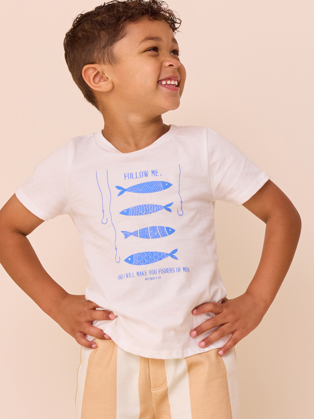 Faithful Fisherman Graphic Tee - ARULA