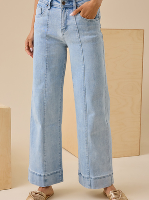 Henley Cropped Jeans - ARULA