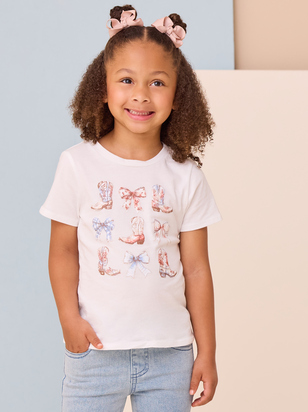 Boots and Bows Graphic Tee - ARULA - 