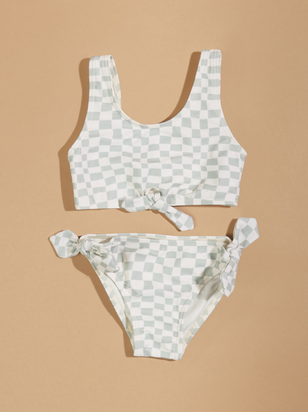 Sayla Checkered Bikini by Rylee + Cru - ARULA