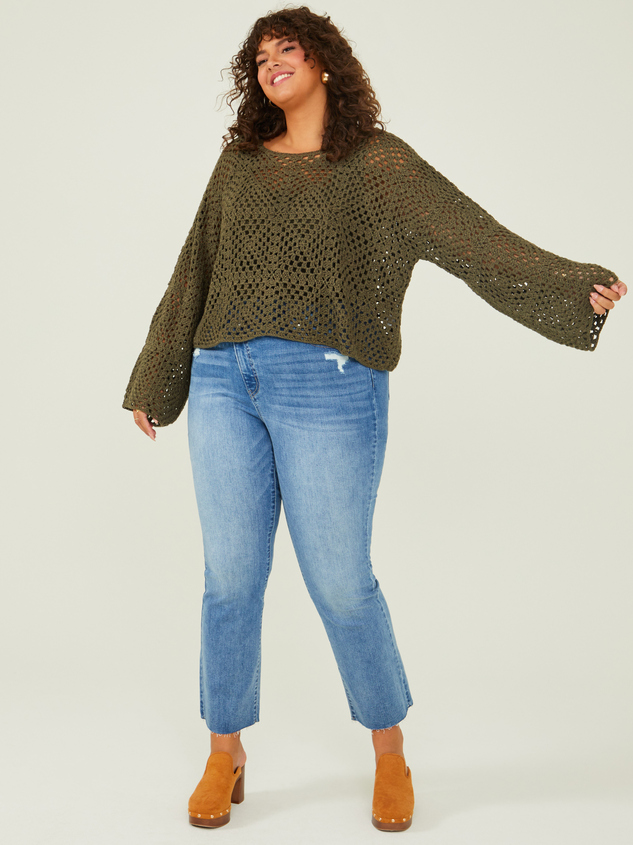 Finn Crochet Sweater Detail 4 - ARULA