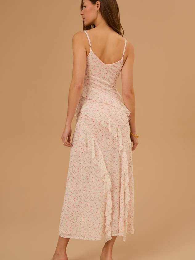 Sami Floral Maxi Dress Detail 4 - ARULA