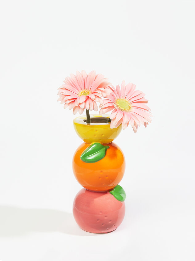 Tropical Fruit Vase Detail 1 - ARULA