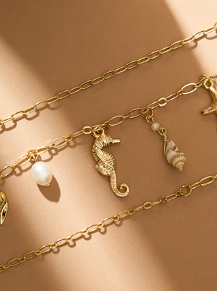 Sea Breeze Charm Necklace - ARULA - 