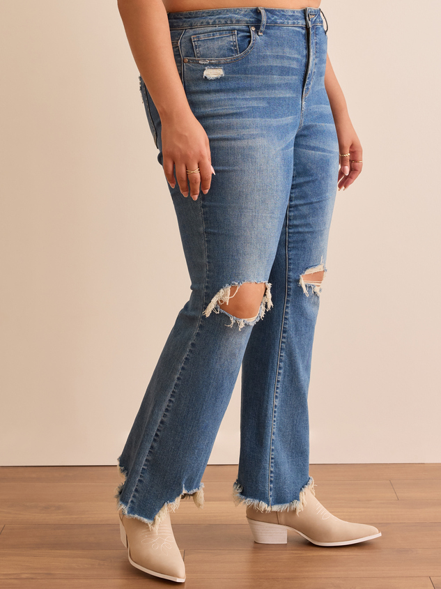 Cory Incrediflex Bootcut Jeans Detail 4 - ARULA