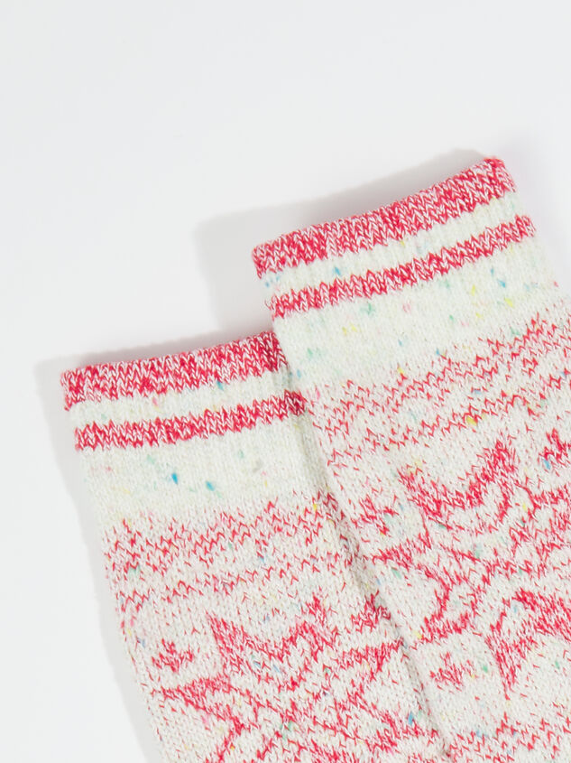 Christmas Confetti Socks Detail 2 - ARULA