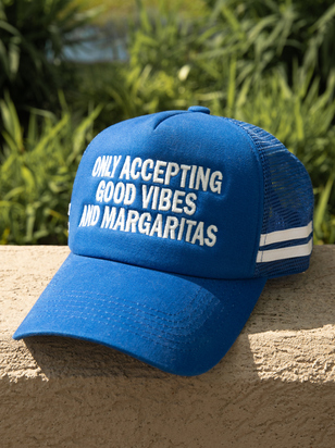 Good Vibes Only Trucker Hat - ARULA