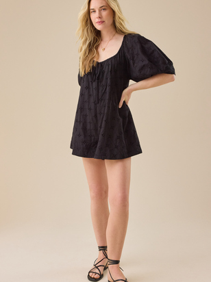Posie Eyelet Romper - ARULA