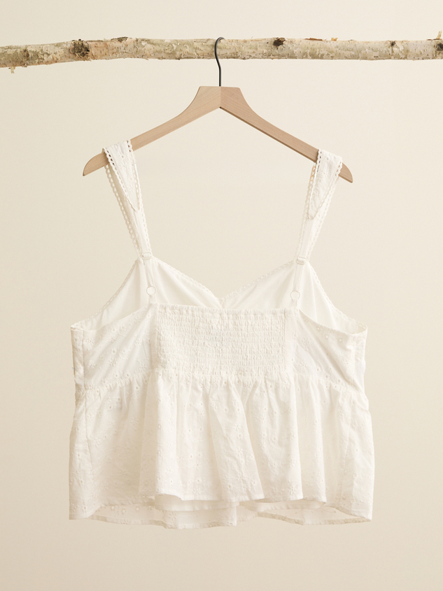 Carley Eyelet Tank Detail 3 - ARULA