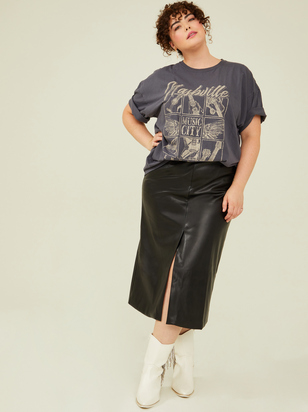 Nashville Music City Oversized Tee - ARULA