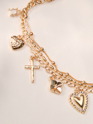 Bubble Charm Dangle Bracelet Set - ARULA