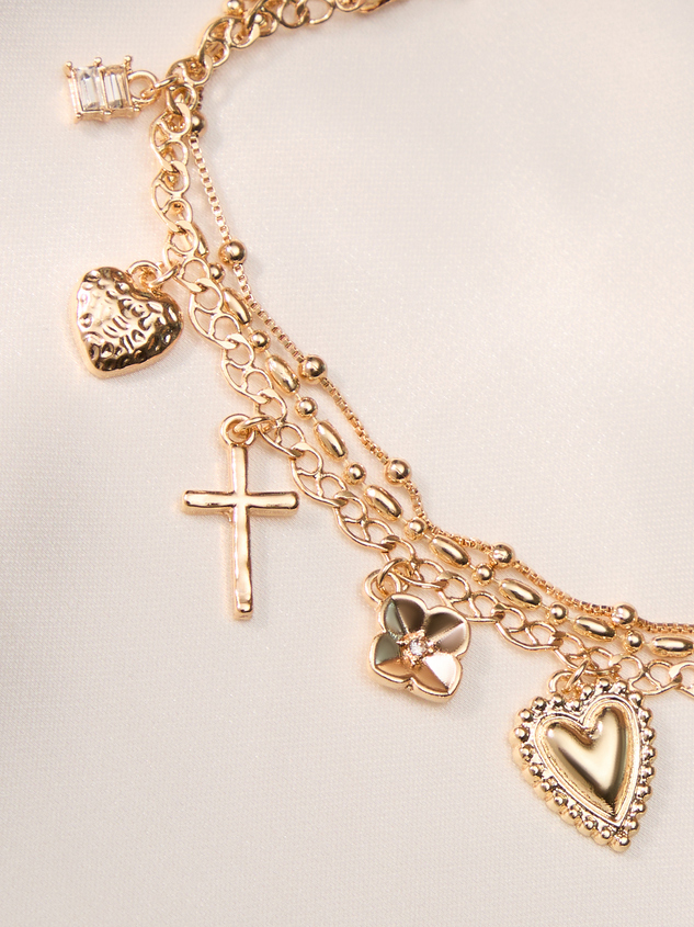 Bubble Charm Dangle Bracelet Set Detail 2 - ARULA