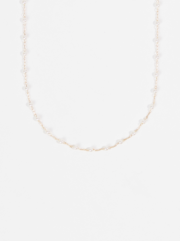 Julie Pearl Choker Necklace - ARULA