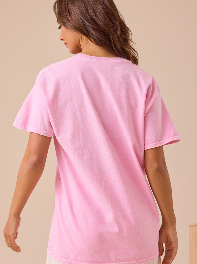 Saddle Up Oversized Graphic Tee Detail 4 - ARULA